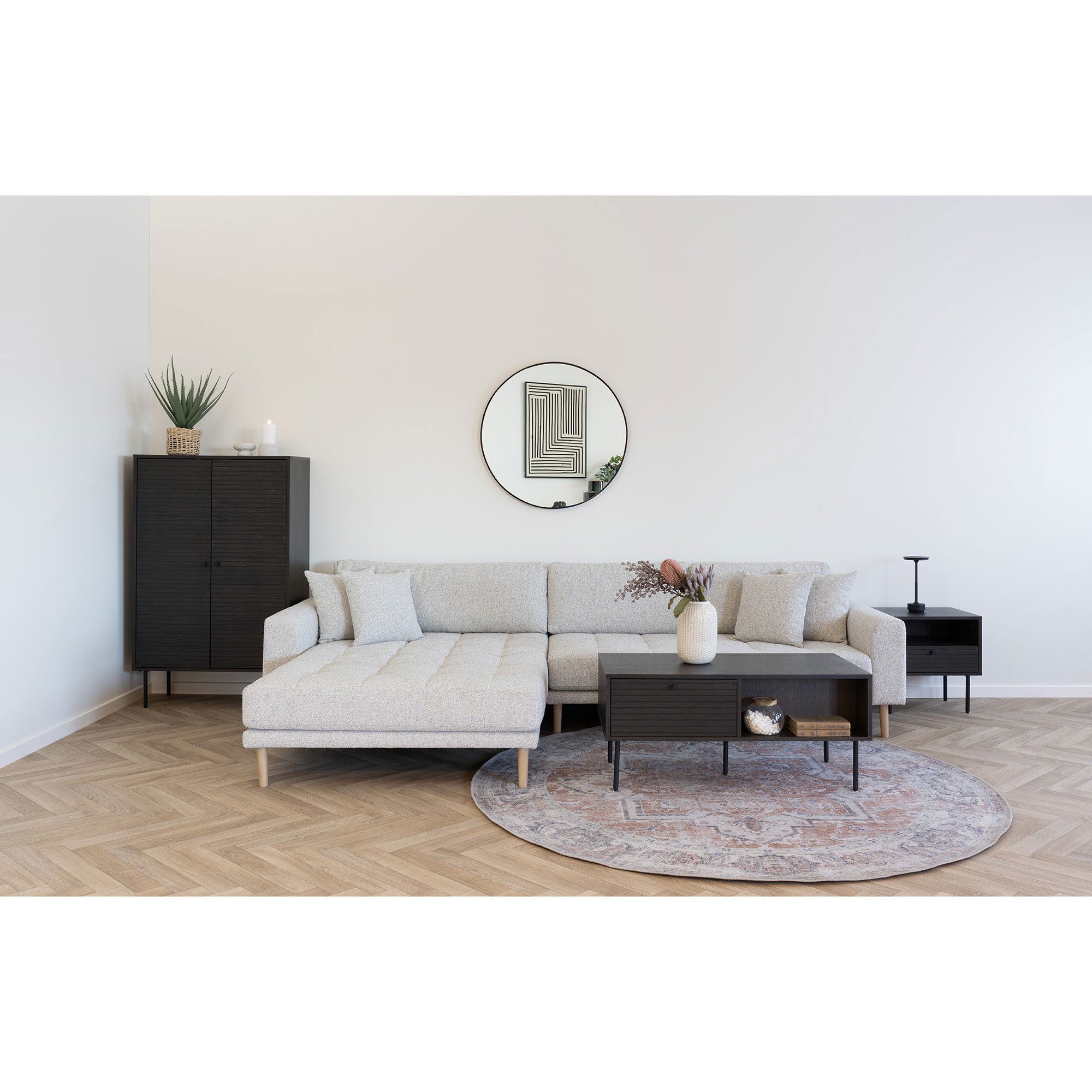 Kyoto – Couchtisch, 2 Schubladen, 50×100×45 cm